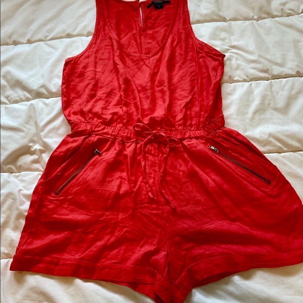 TOXIK 3 JUNIORS SEXY SALMON ROMPER SHORTS MEDIUM